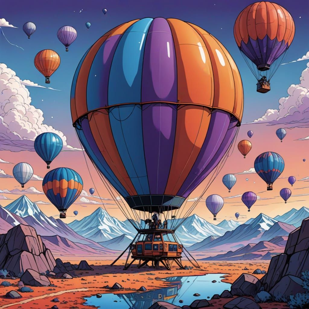 Buckminster Fuller Inspired Hot Air Balloon Expedition