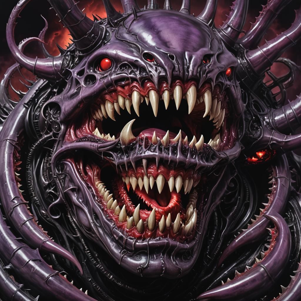 Surreal Macro Shot of Earth Consumed in Dark Fantasy