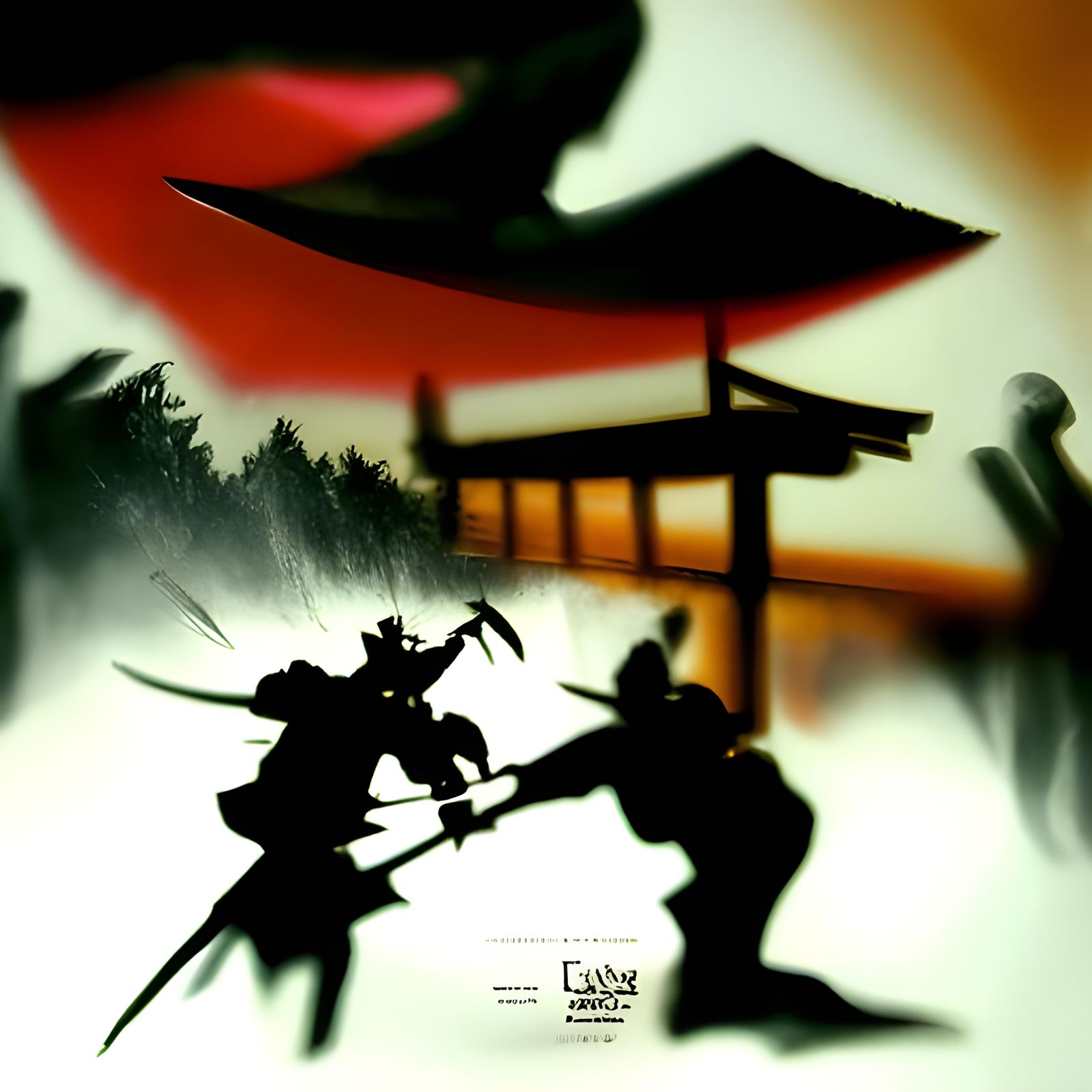 Samurai Fight: Japanese Poster Art