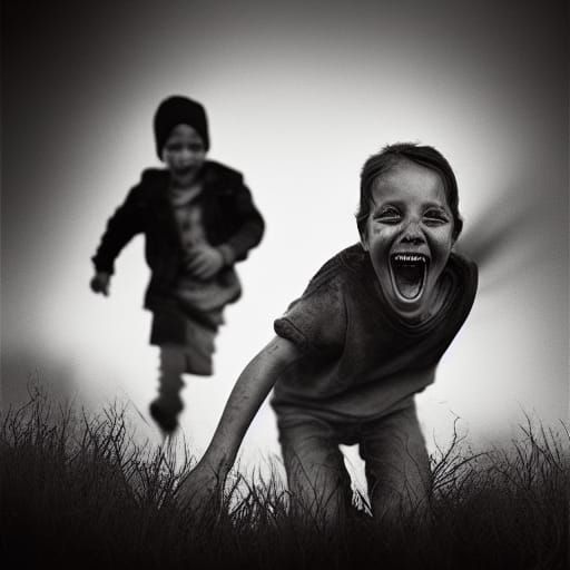 Sinister Joy: Hysterical Laughter Descending a Hill