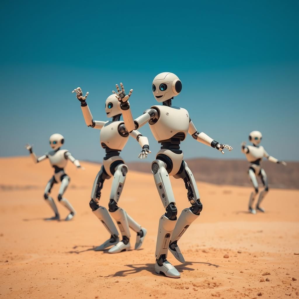 Dancing Humanoid Robots in Perfect Sync