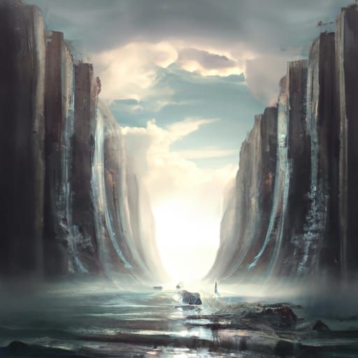 Epic Seawater Walls: A Cinematic Journey