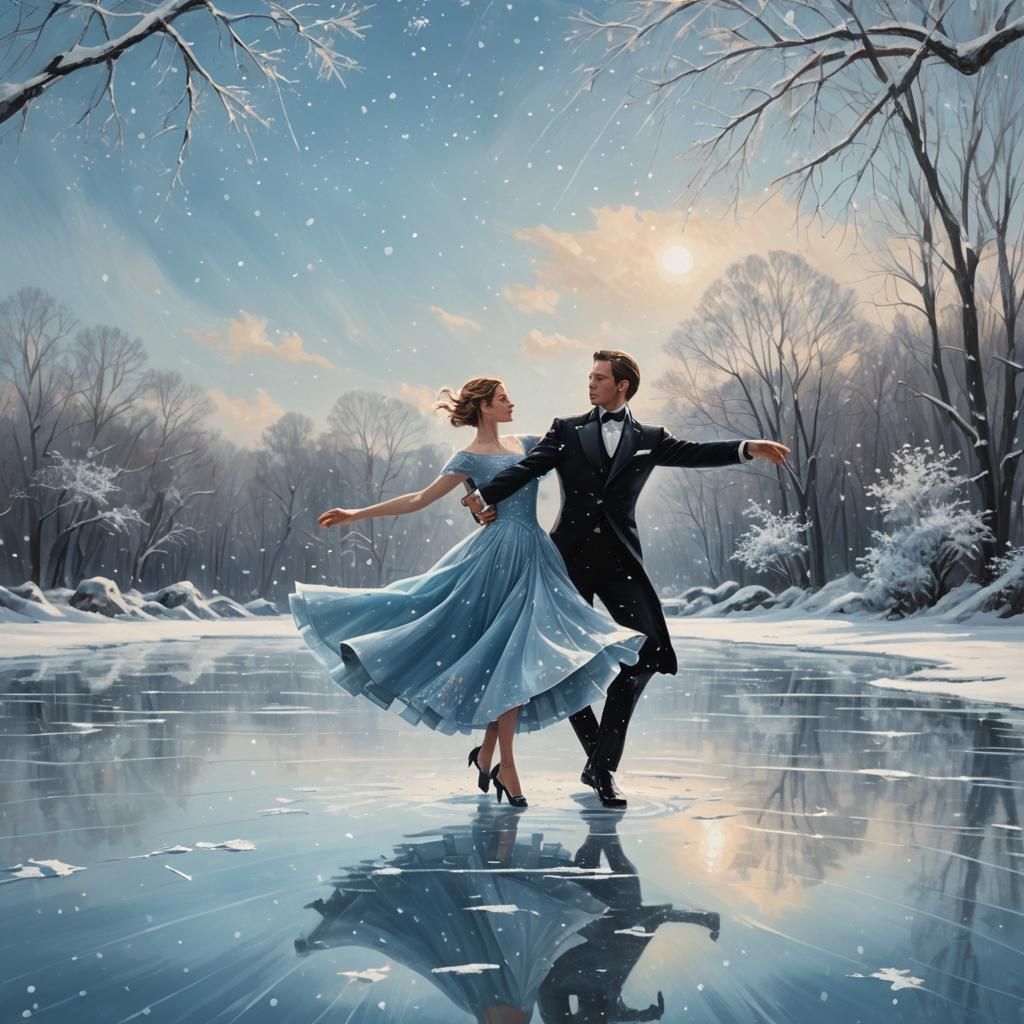 Ballroom Dance on Ice: A Cinematic Fantasy