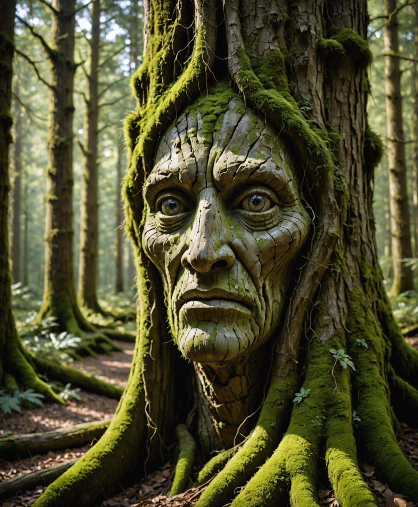 Ancient Forest Guardian in Silent Scream