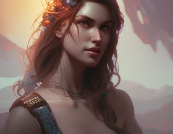charmed ridge head and shoulders portrait, 8k resolution con...