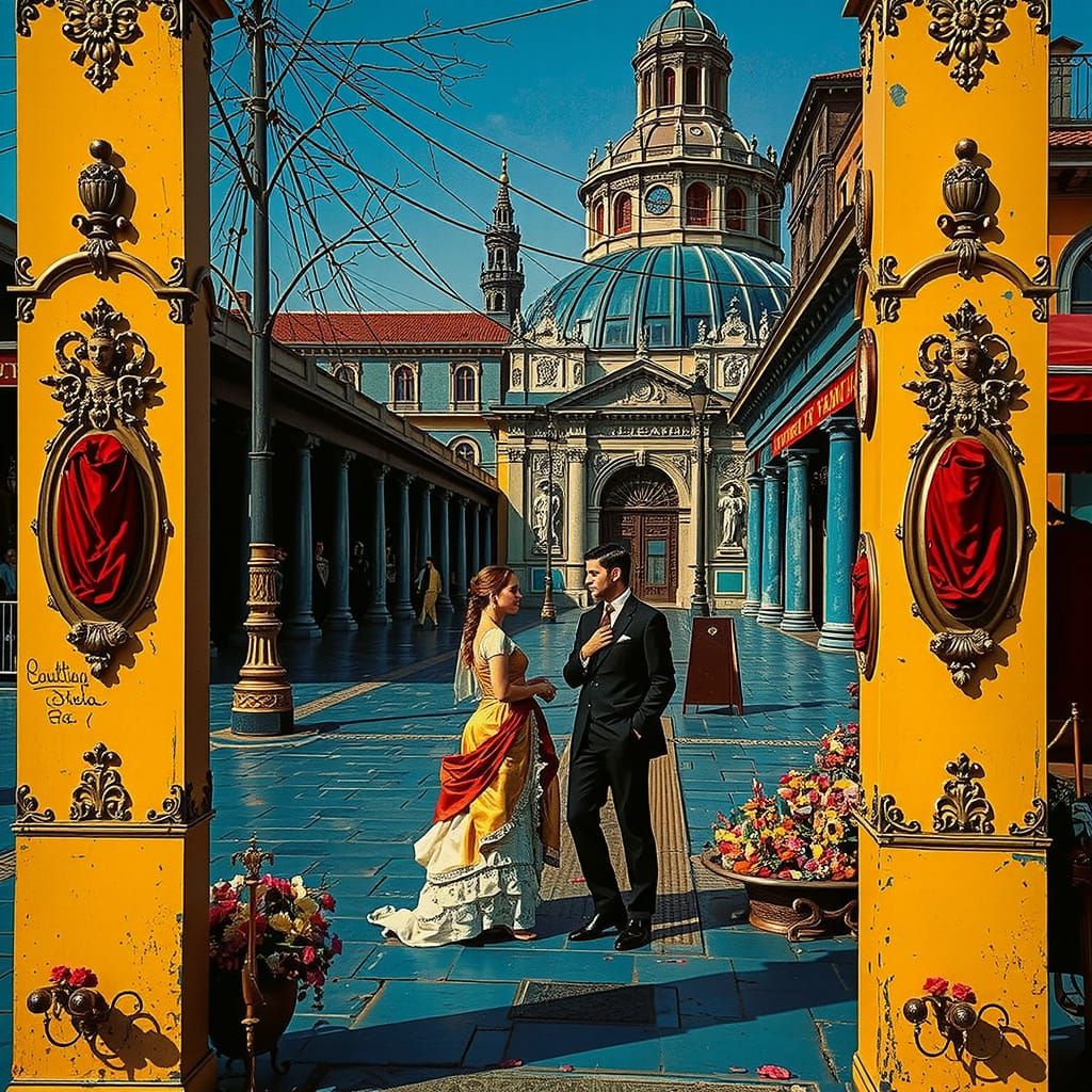 Hyperrealistic Photography Blending Baroque and Romanticism