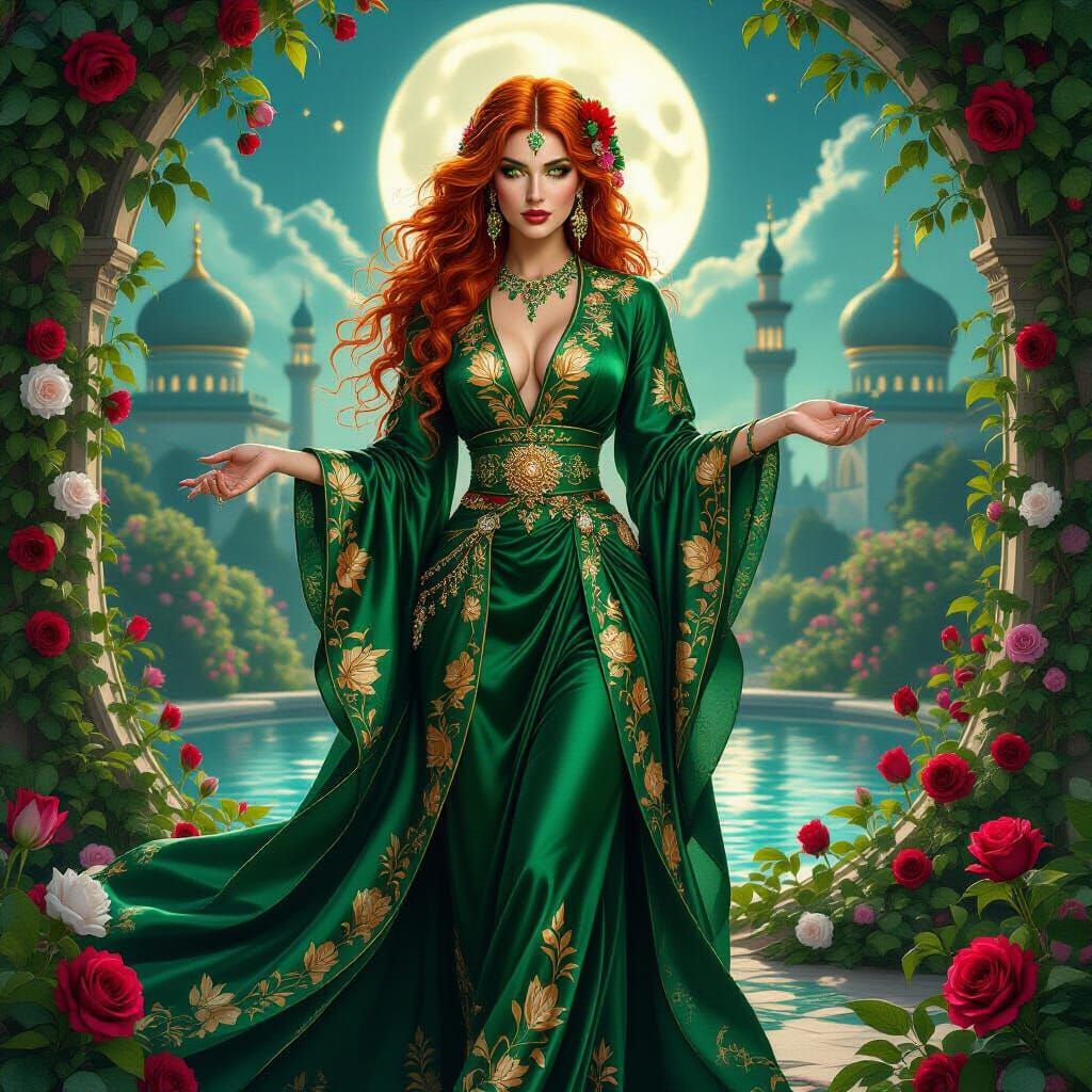 Ottoman Sorceress: Poison Ivy Reimagined