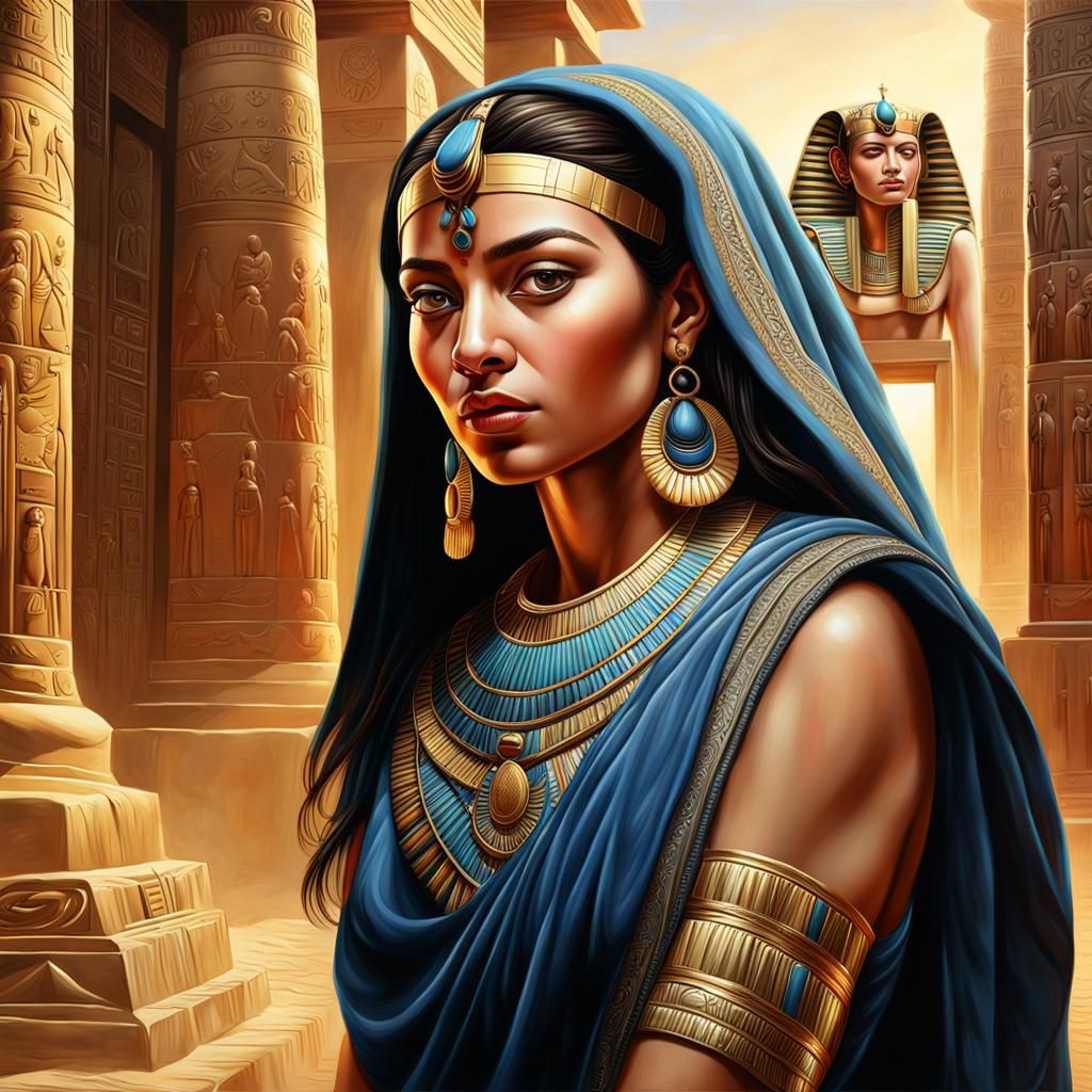 An Egyptian style woman