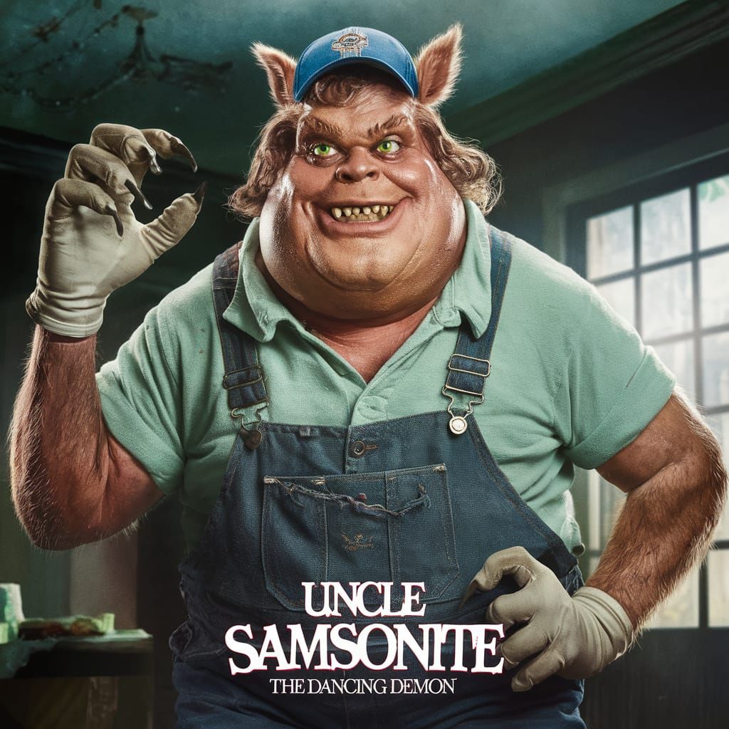 Uncle Samsonite: The Dancing Demon Horror Movie Poster in Ch...