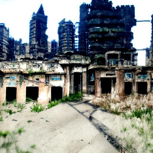 Eerie Abandoned Cityscape Reveals Empty Streets