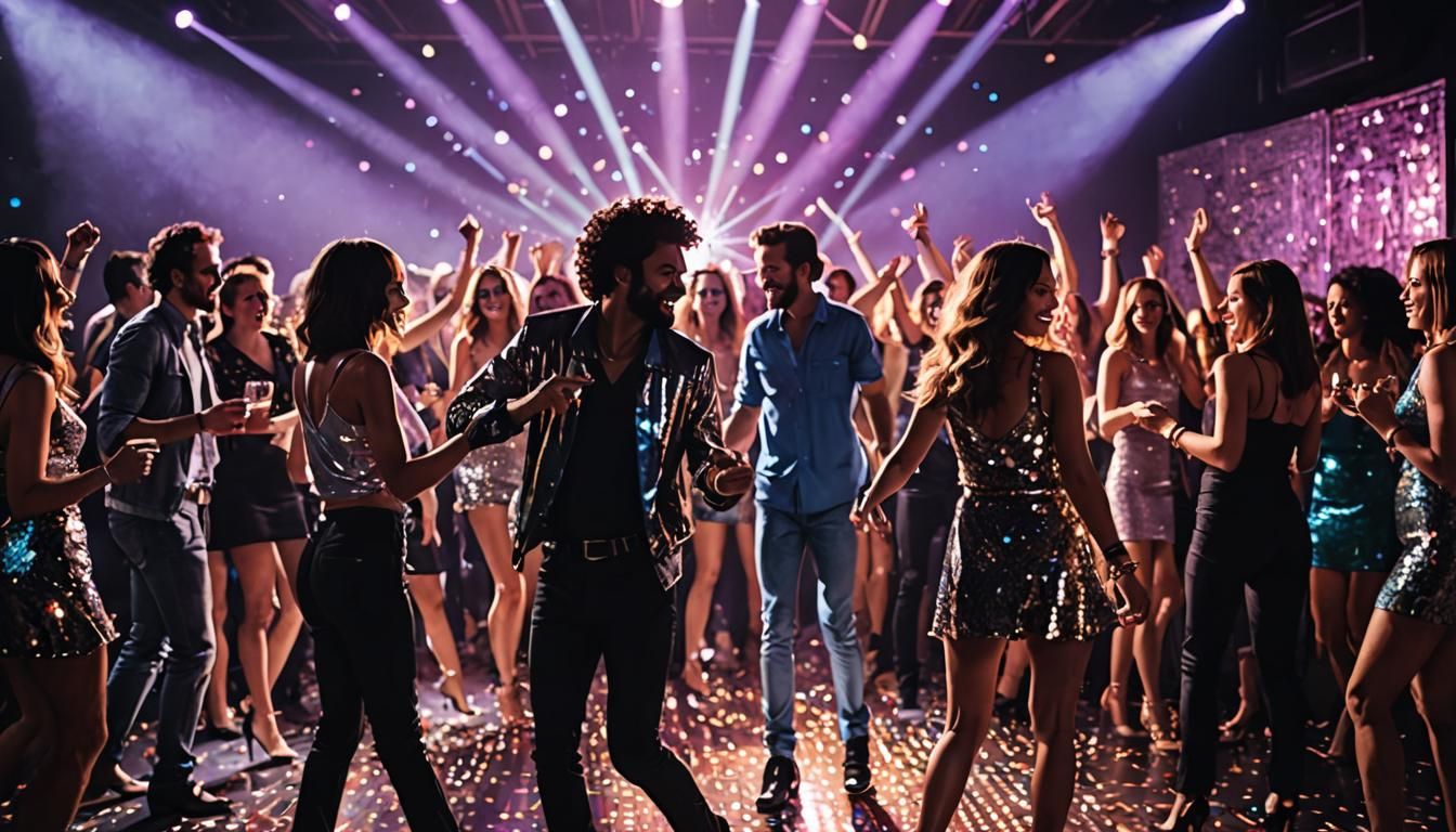 Disco Nightclub Dance Party Vibes