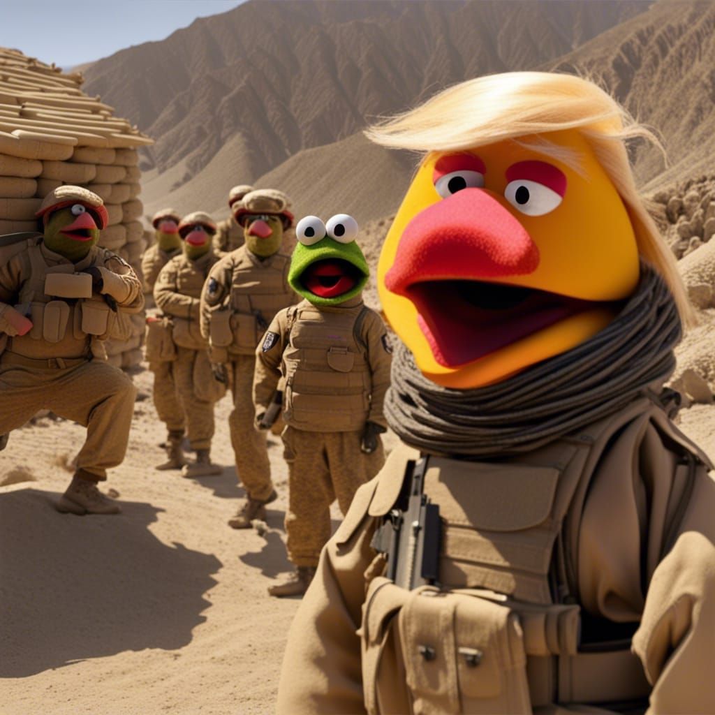Trump and Muppets Clash in Afghanistan