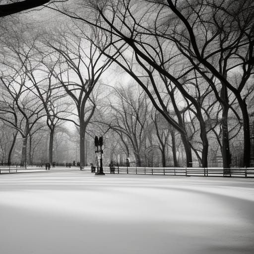 Winter in Central Park: Professional Photography