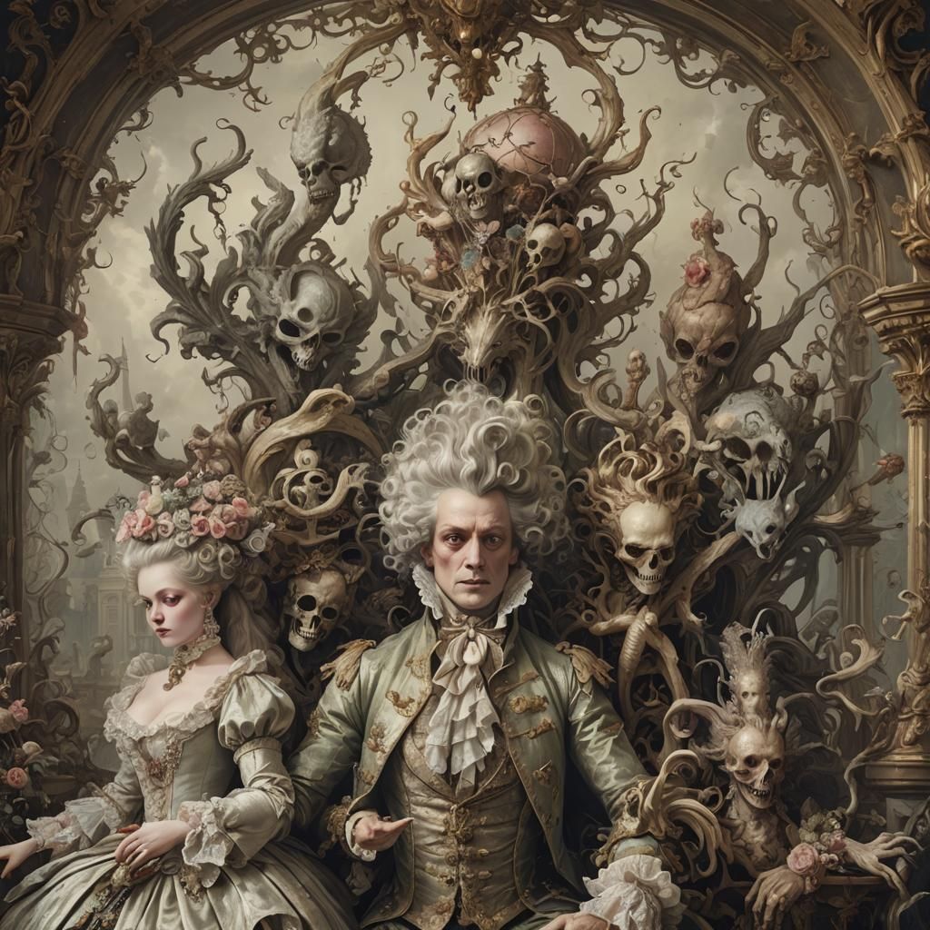 Rococo Fantasy Horror Mashup