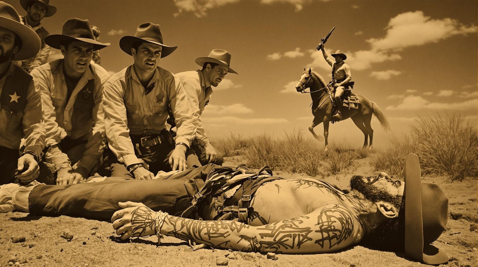 Texas Rangers Subdue Klaus Schwab in the American West