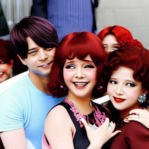 Anime Manga Portrait of Clara Bow