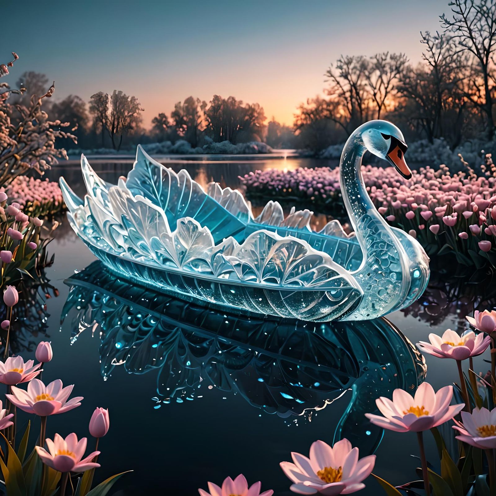 SWAN BOAT!!