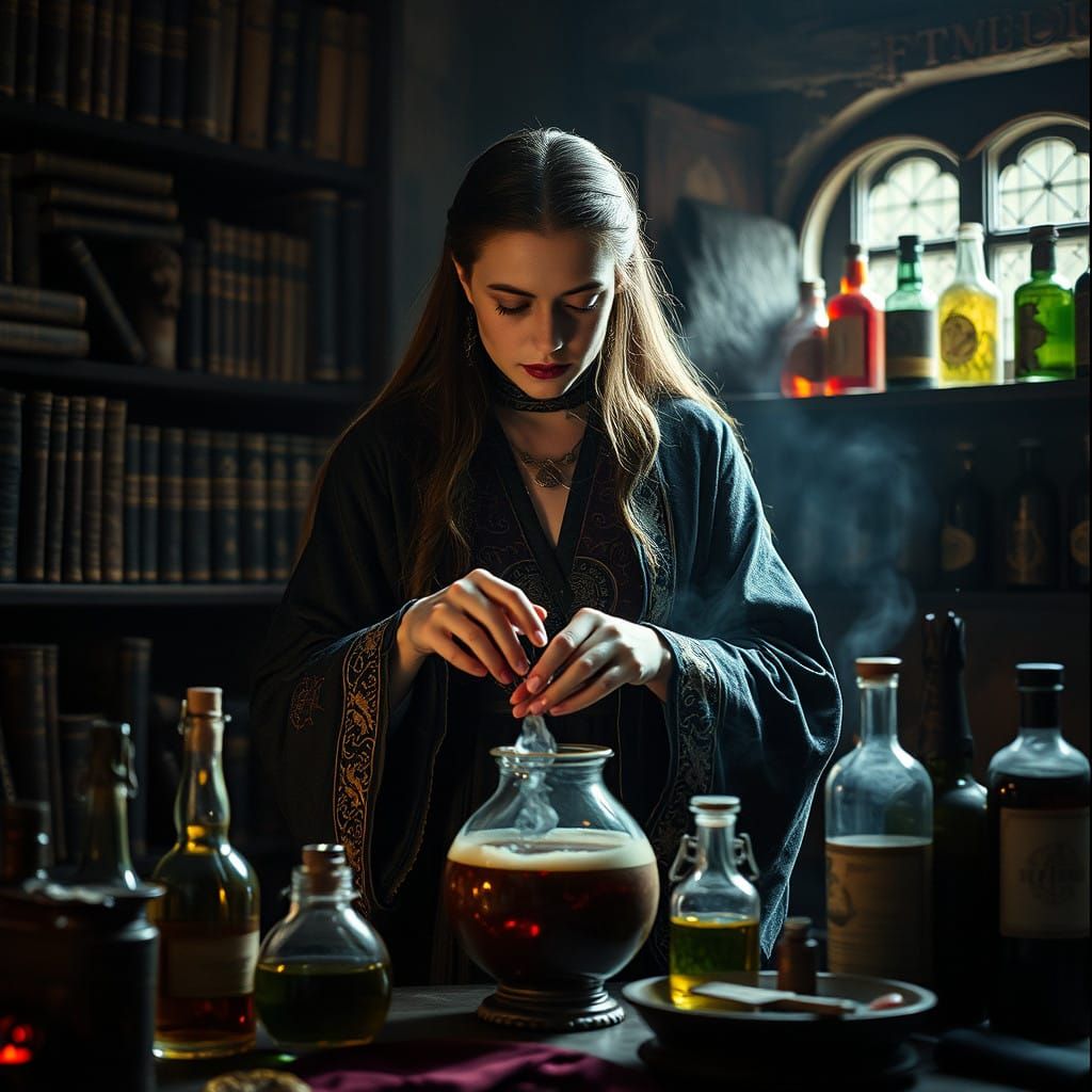 Dark Mystic Siren Conjures Ancient Powers