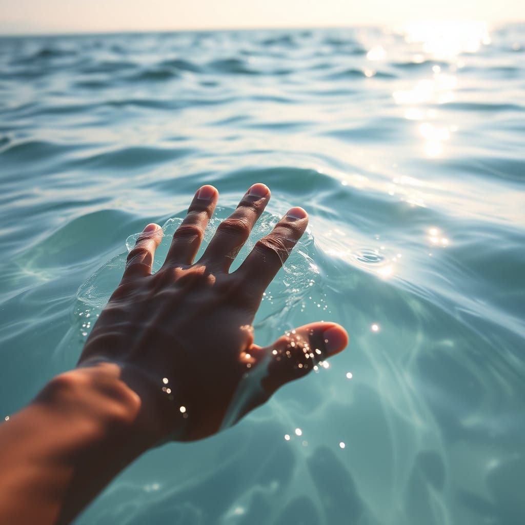 Surreal Oceanic Bliss Captured in Dreamlike Style