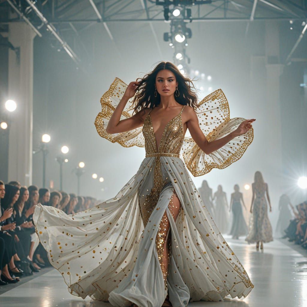 Whimsical Fashion Runway with Magical Outfits and Super Mode...