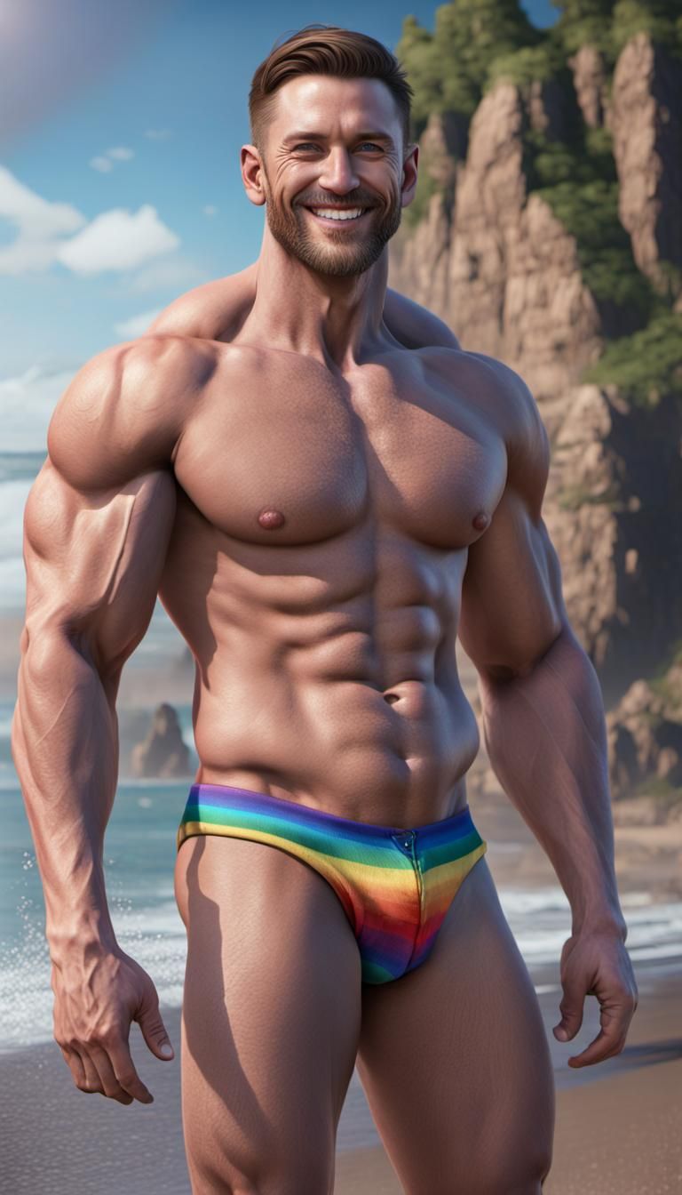 Rainbow Speedo