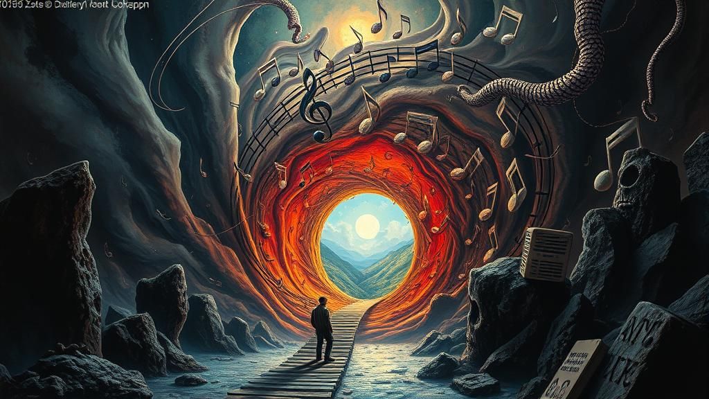 Surreal Music Portal: A Dreamlike Gateway