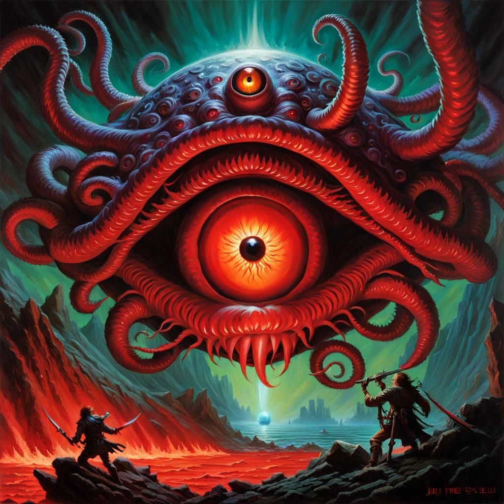 Lovecraftian Beholder in D&D Style