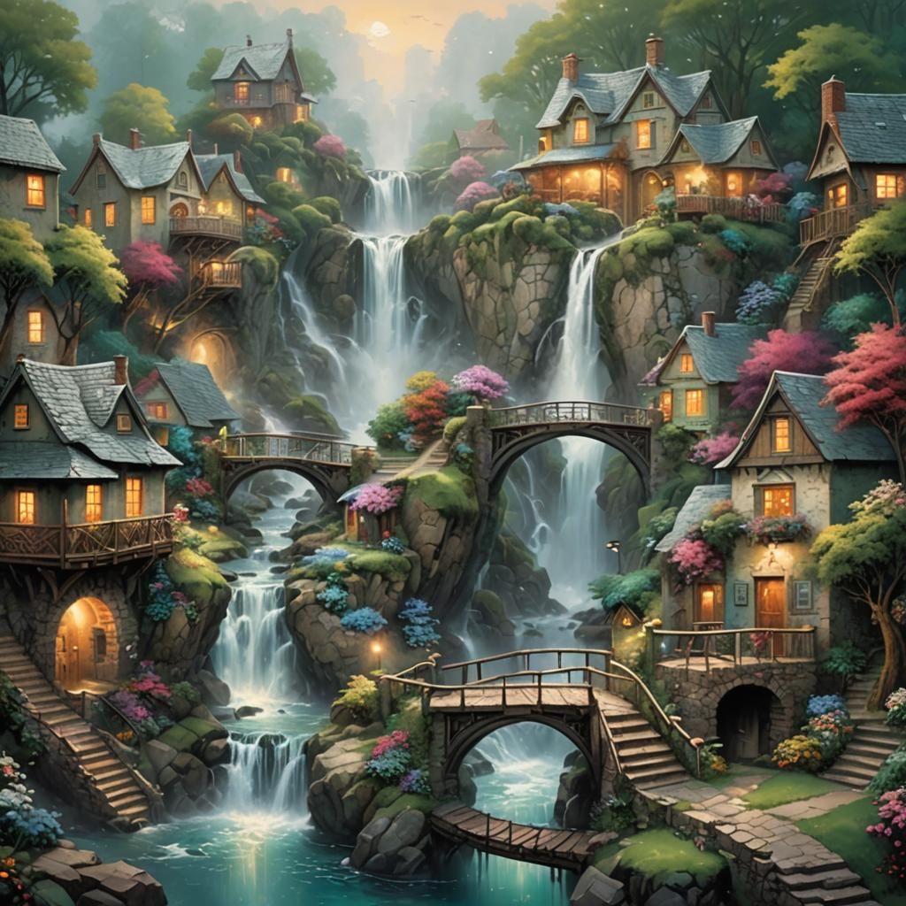 Waterfall Town: Hip Hop Meets Trash Polka Style