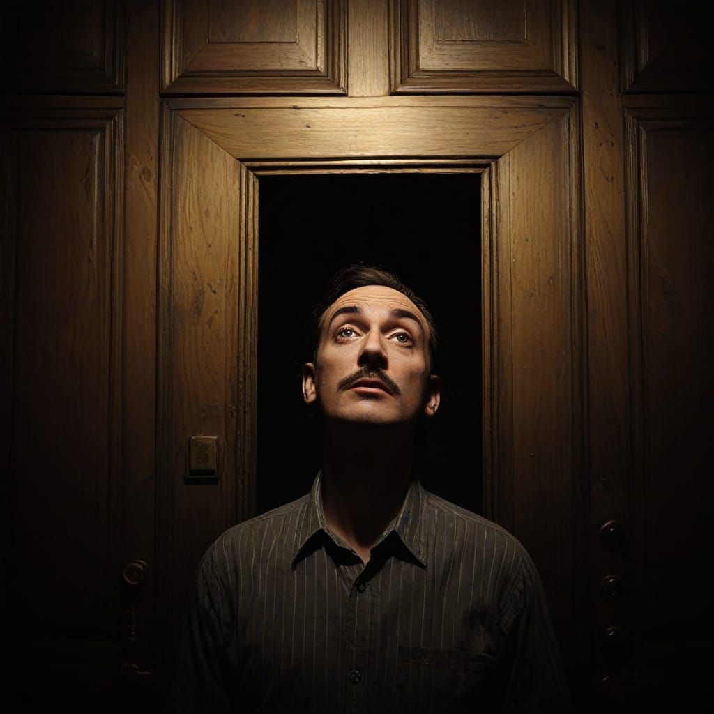 Surreal Doorway in Ceiling, Dali Inspired