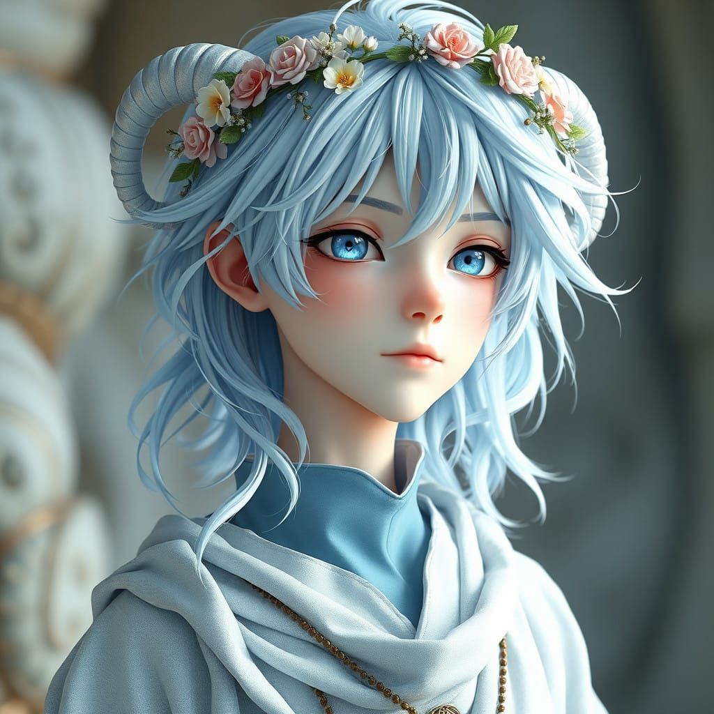Enchanted Gentle Soul in 3D Anime Style