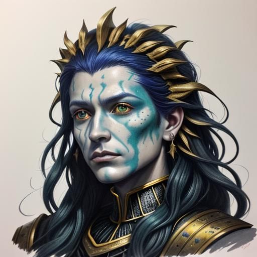 Ghostly Spirit Emerging from Flames in High Resolution