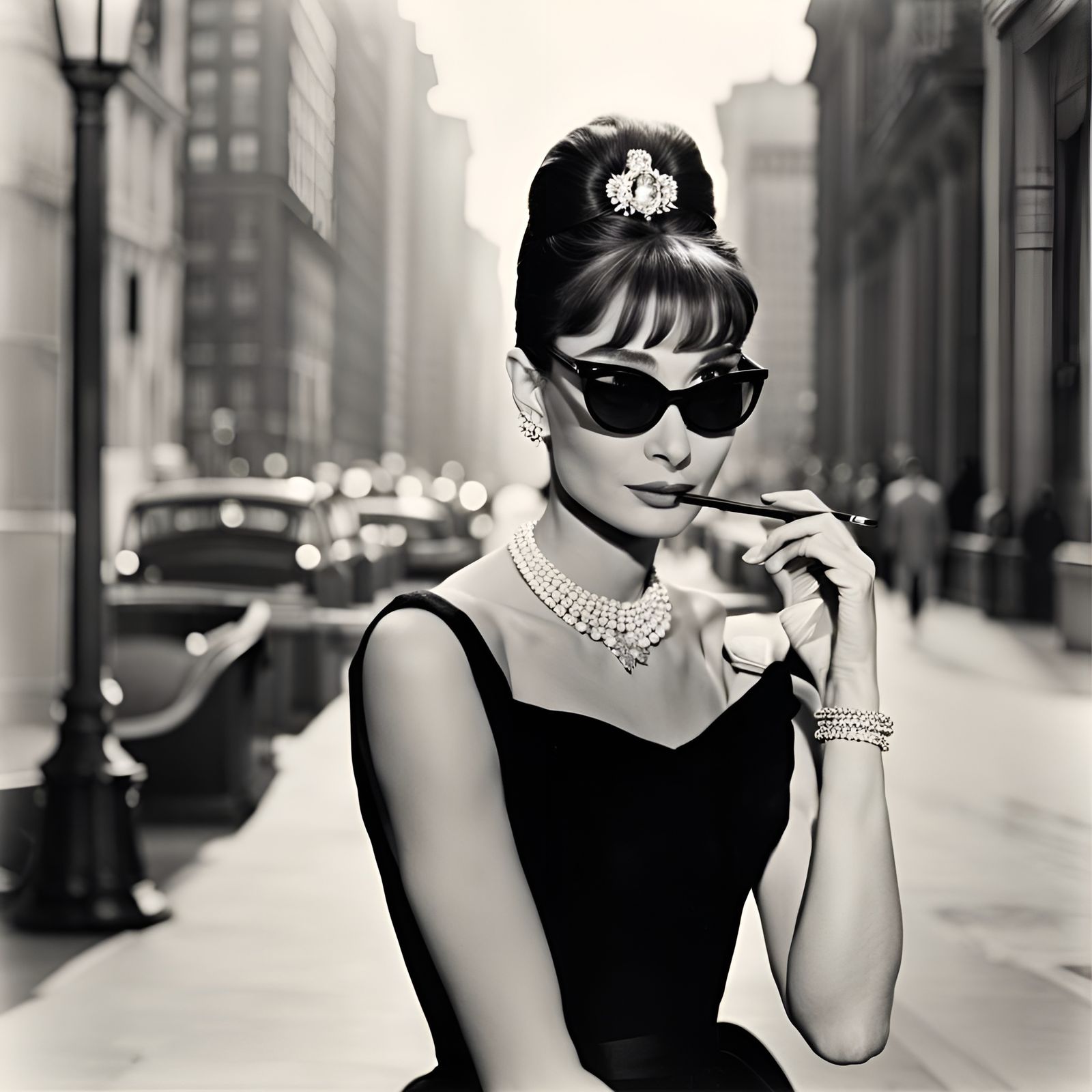 Audrey Hepburn as Holly Golightly in “Breakfast at Tiffany’s” (1961)