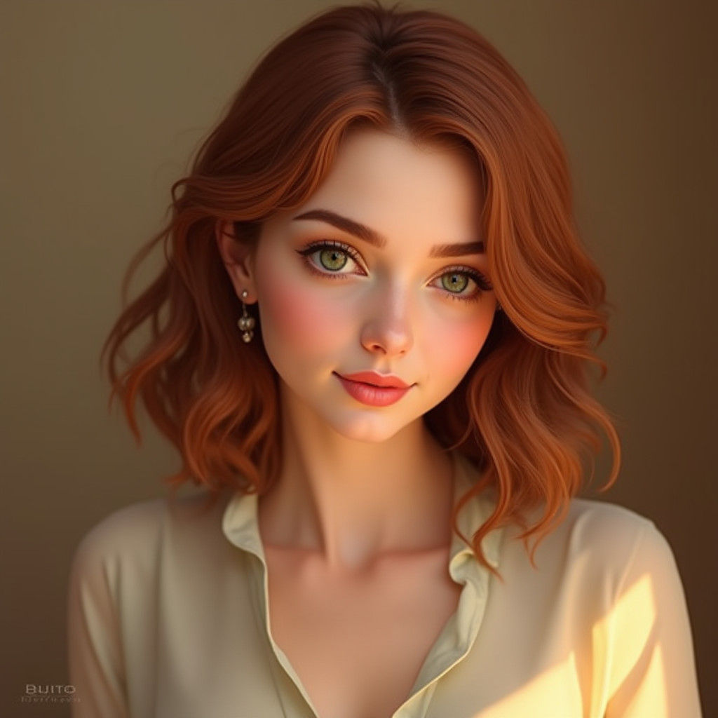 Photorealistic Portrait of a Woman with Radiant Skin