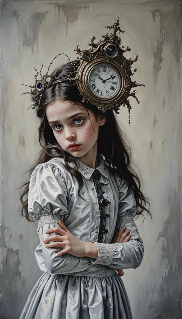 Time With Eyes: A Surreal Gothic Photorealistic Art