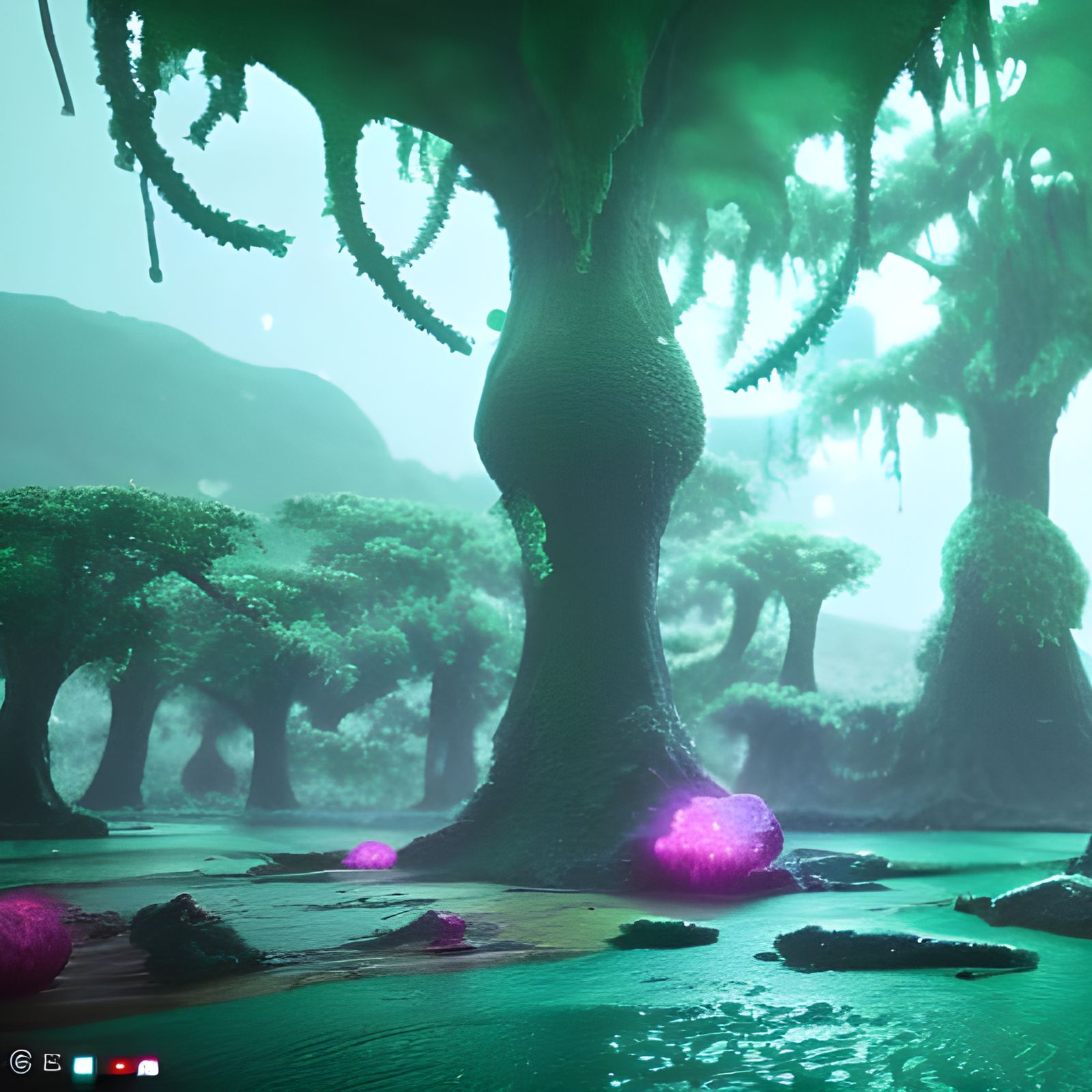 Slime World Concept Art in 8K Resolution