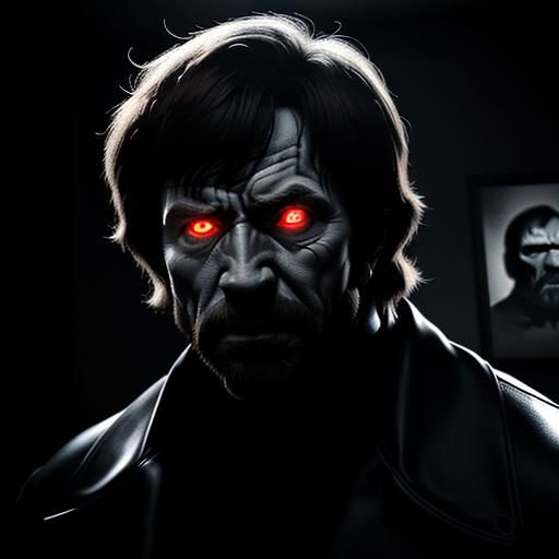 Chuck Norris vs Sleep Paralysis Demon in Chiaroscuro