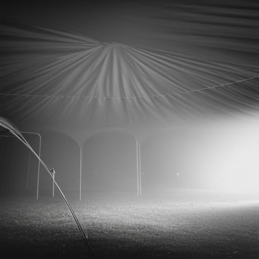 liminal space of the "big circus tent" after everyone has left