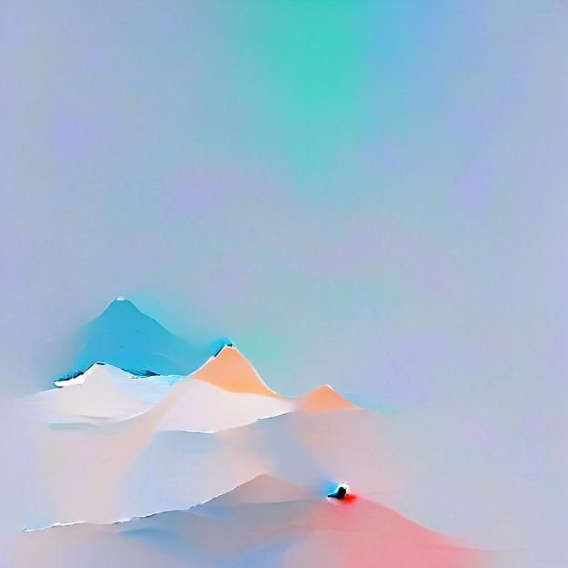 Minimalist Abstract with Primary Colors