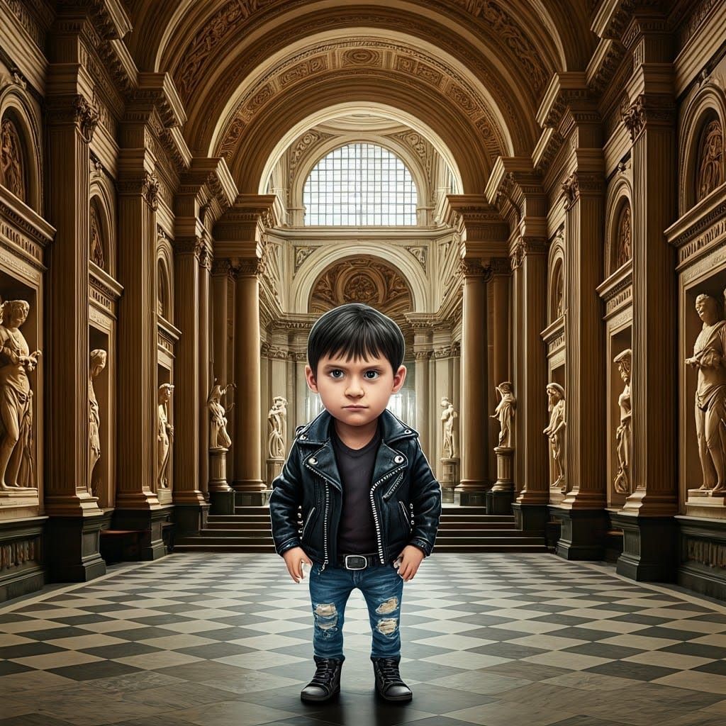 Miniature Rebel Defies Tradition in Elegant Museum