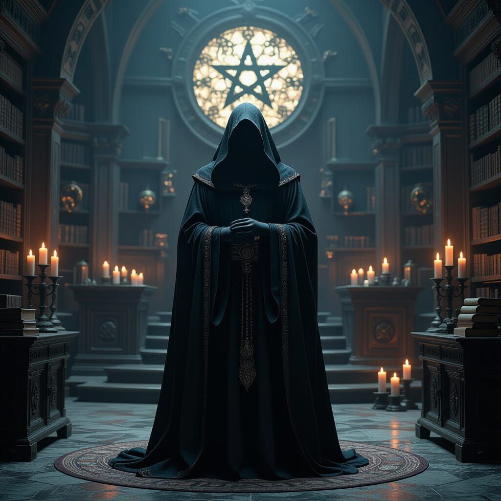 Mysterious Figure in Aleister Crowley's Temple