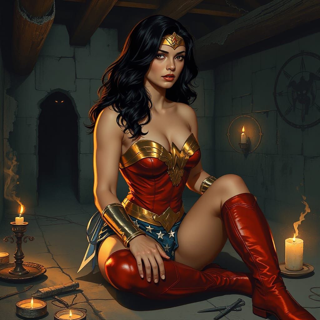 Surreal Wonder Woman Embarks on Cthulhu Quest in Sci-Fi Real...