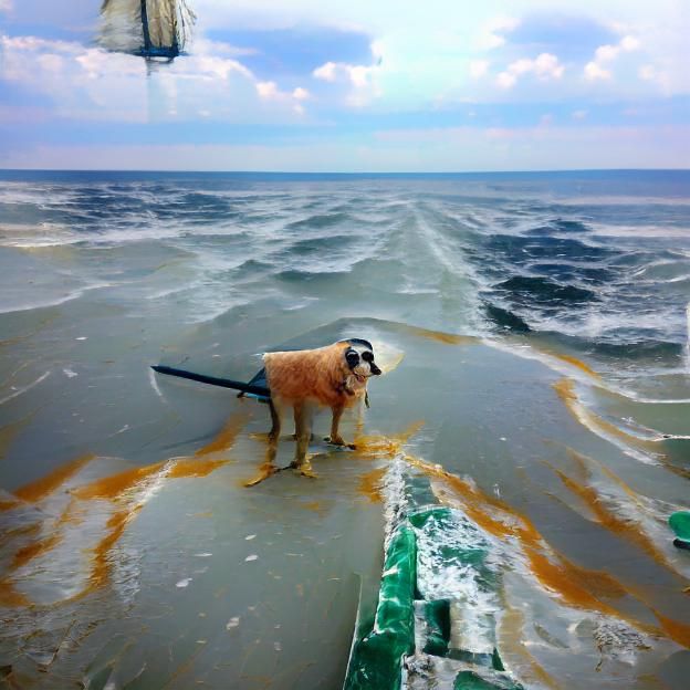 Vintage Sailor Portrait in Digital Art Style