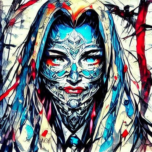 Charming Anime-Style Flower Boy