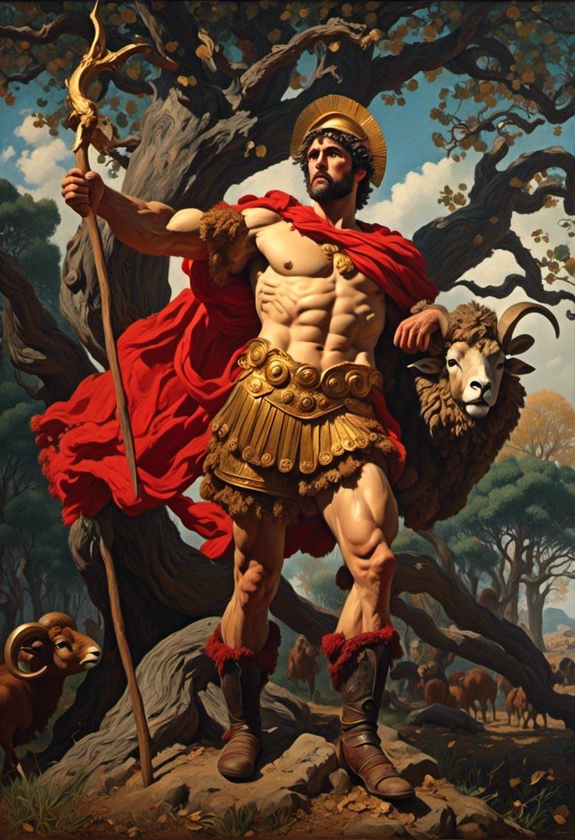 JASON AND THE GOLDEN FLEECE - AFTER MICHELE CORTAZZO (Ceraso...