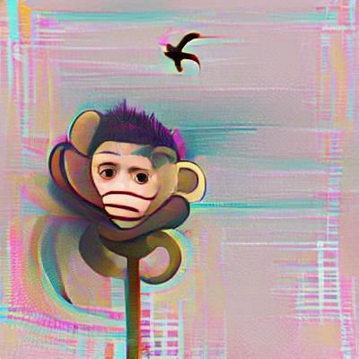 AI-Generated Image of a Monkey