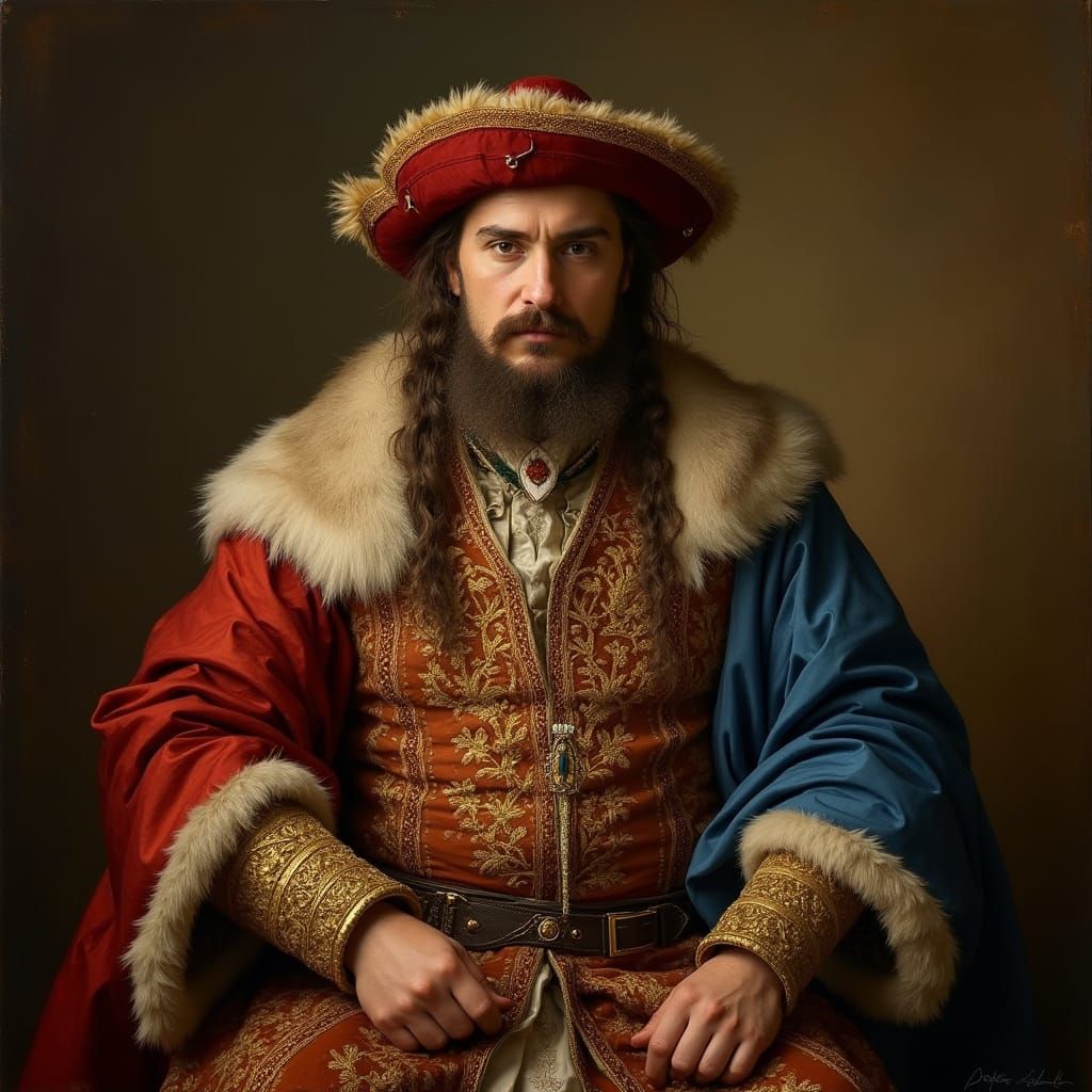 Ukrainian Cossack in Italian Renaissance Style