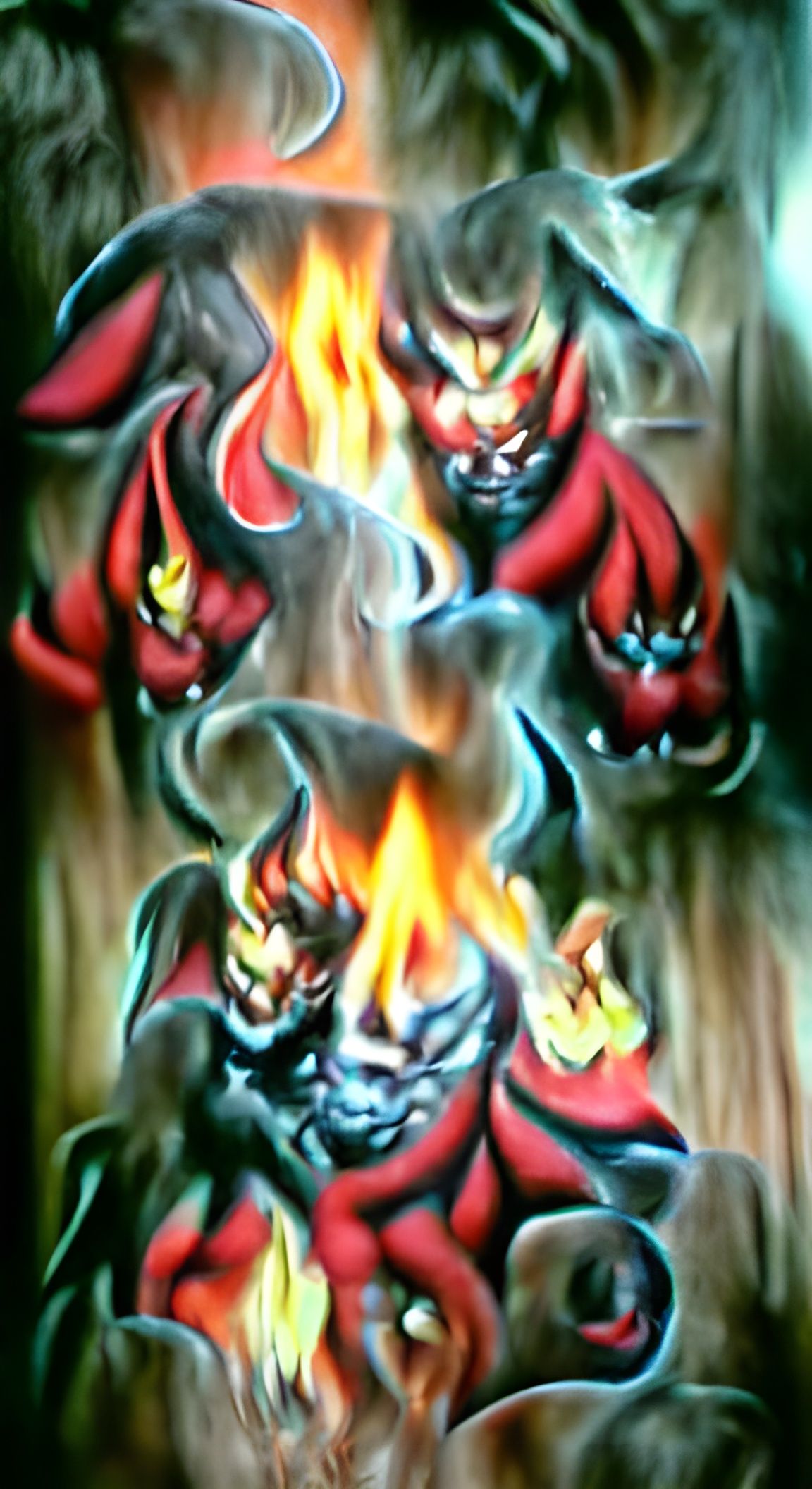 Fiery Demon of Evil