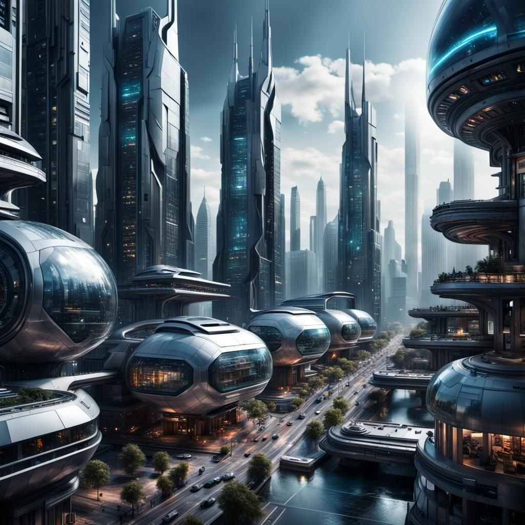 futuristic cities!!