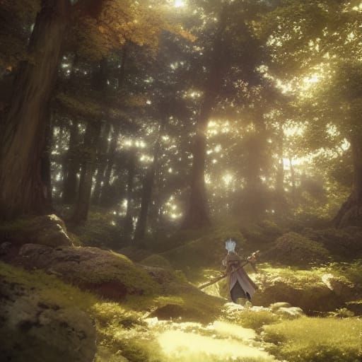 Detailed Shounen Anime Fantasy Render in Blender