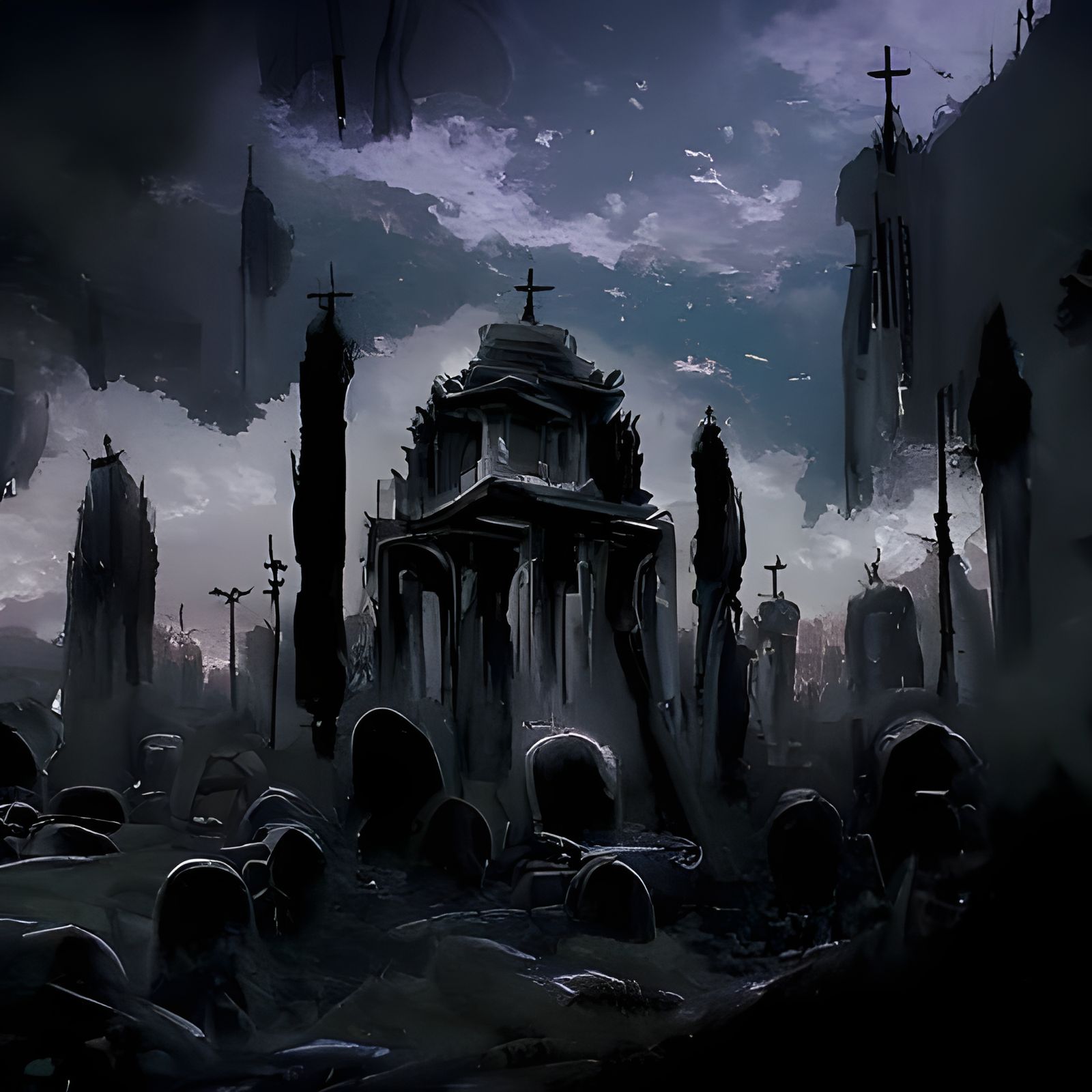Dark Necropolis: City of the Dead in 8K